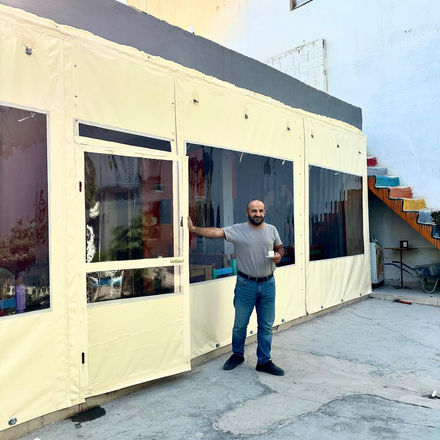 kış bahçesi şeffaf kapama