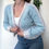 Thumbnail: Cotton Candy Cardigan - PDF Crochet Pattern