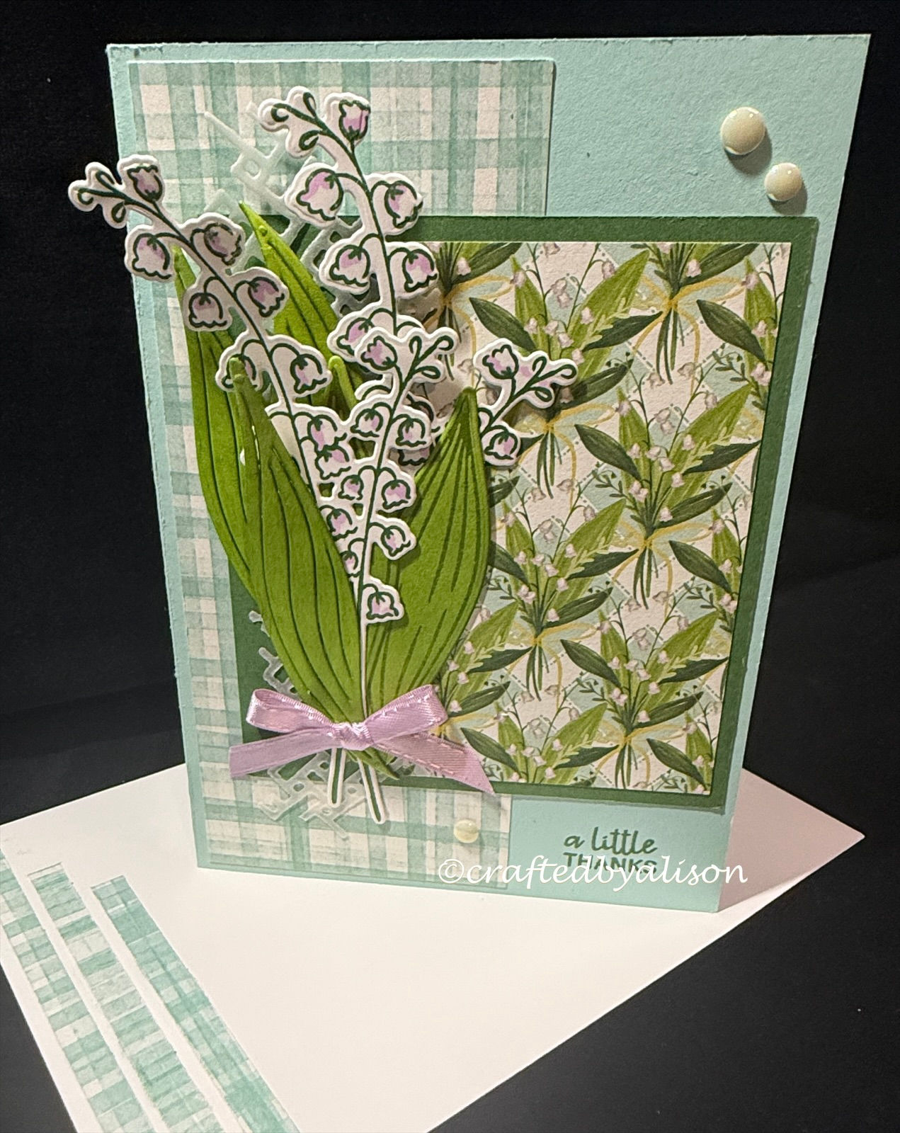 Valley in Bloom thank you card