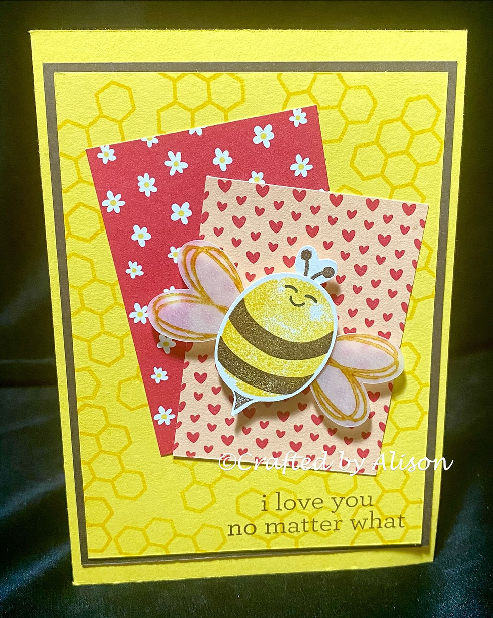 Thumbnail: Bee Mine 'no matter what' greeting card