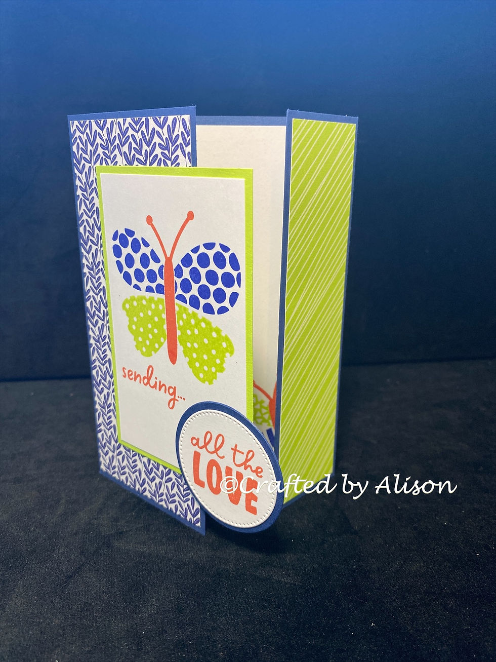 Thumbnail: Best Butterfly gatefold greeting card