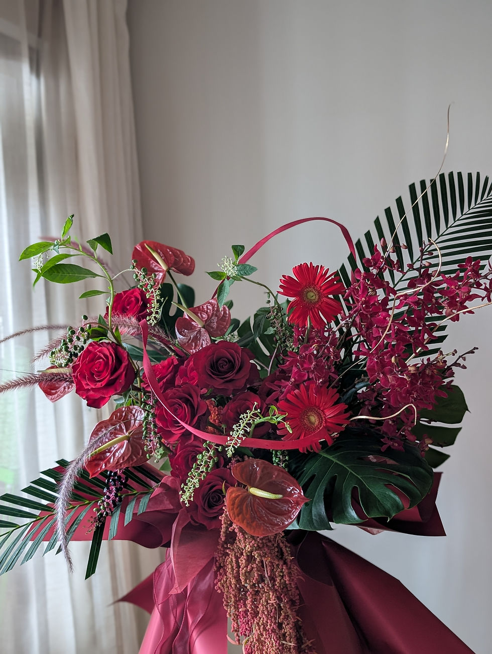 縮圖：祝賀高架花籃
