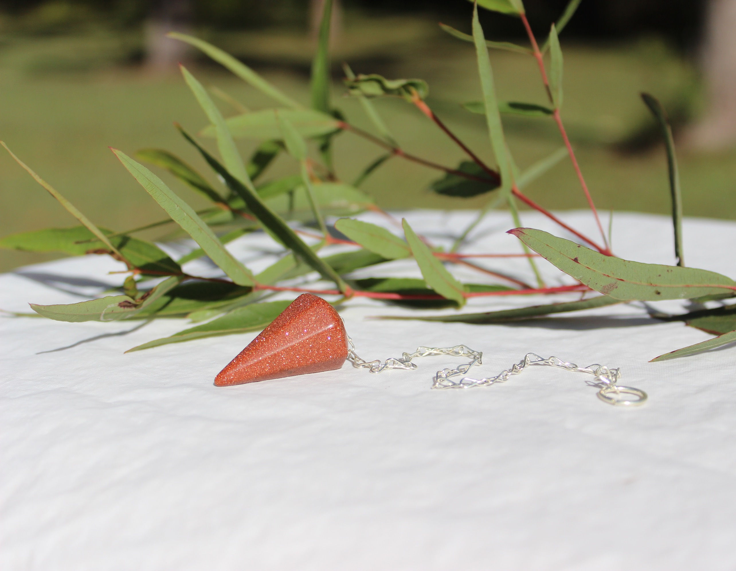 Red Goldstone Pendulum