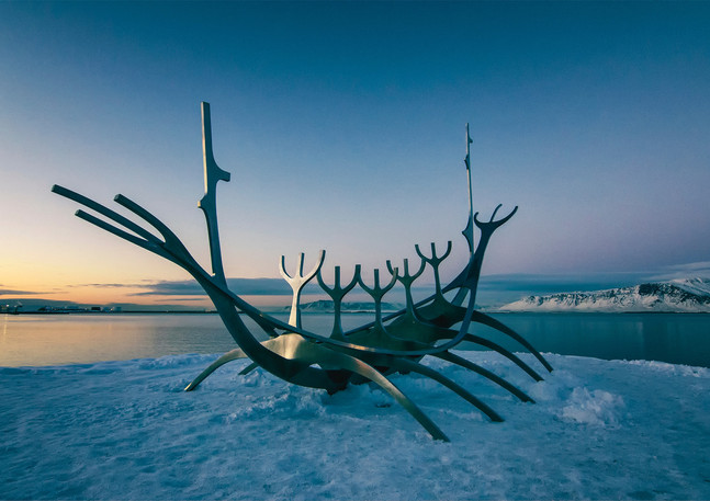 Viking Ship Sculpture