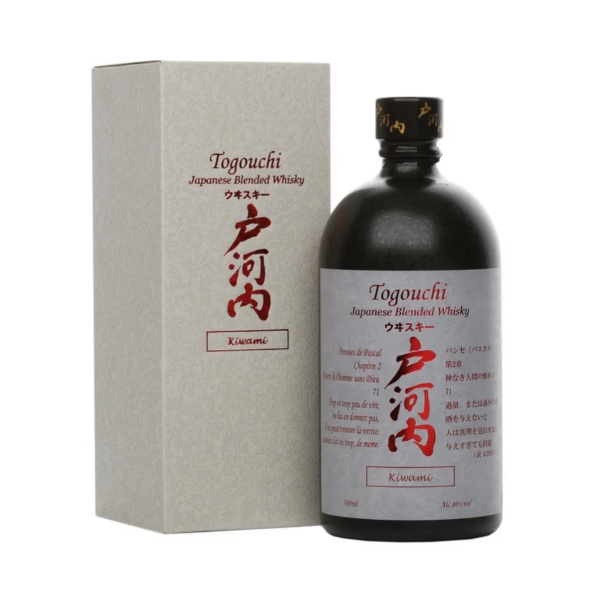 Togouchi Kiwami Japanese Blended Whisky 700ml