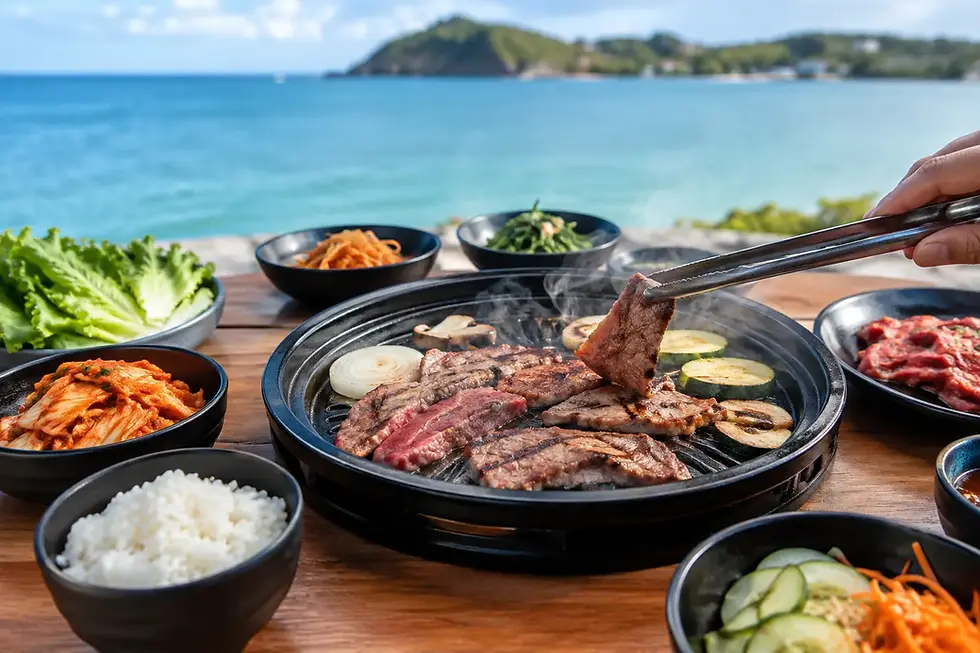 Where to Order Korean Barbecue in Antigua