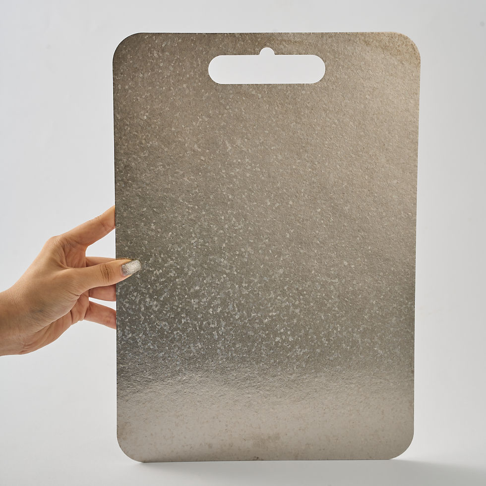 Crystalline Titanium chopping board