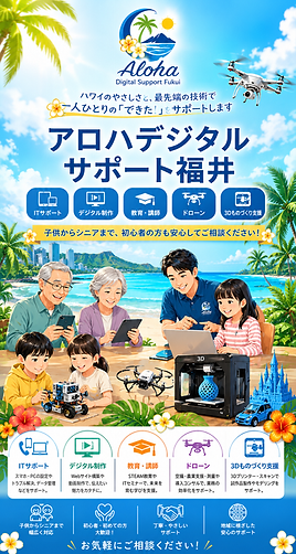 アロハデジサポ福井
