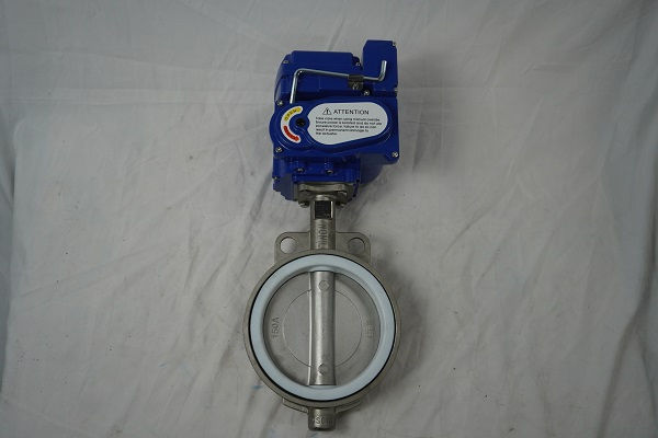 Van bướm inox DN150 đóng mở bằng điện