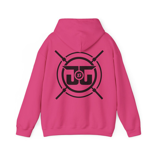 【J's】JSF x MORTAR Limited HOODIE JJ Barbell Unisex Hoodie (Black Logo) | Jacked and Jilled