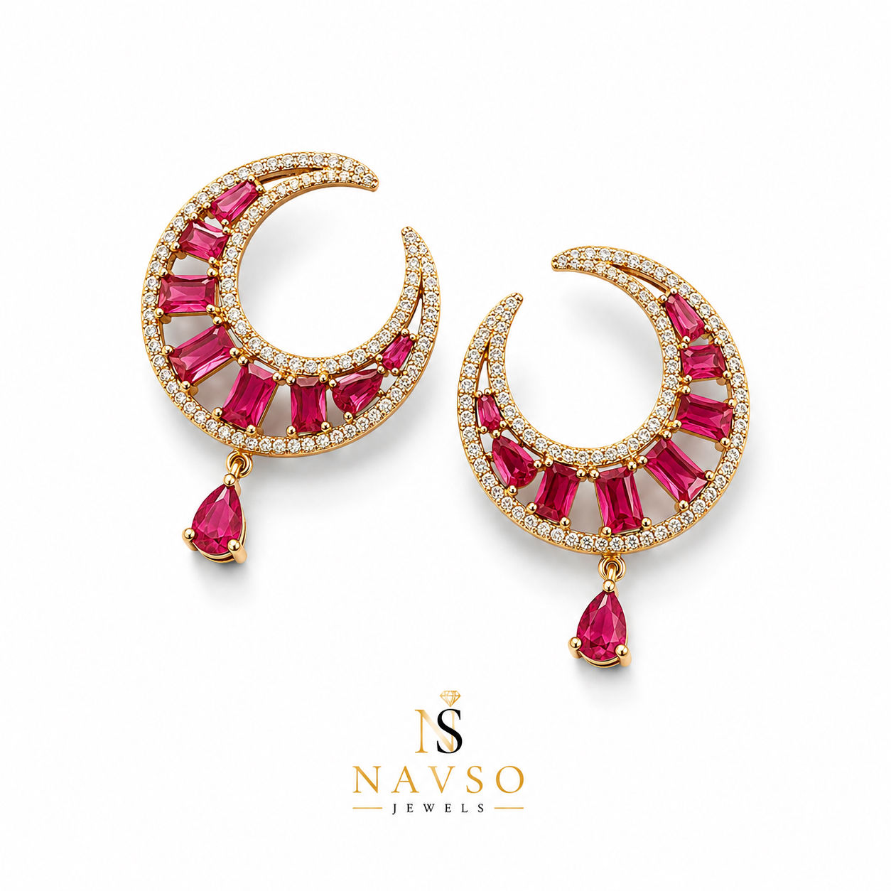 Pink Moon Royale Earrings ๐