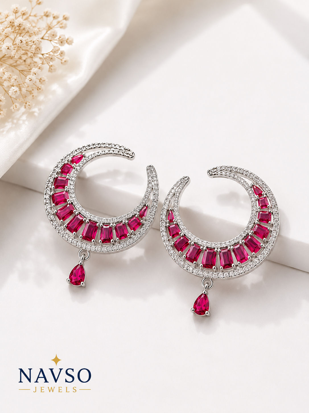 Pink Moon Drip Earrings
