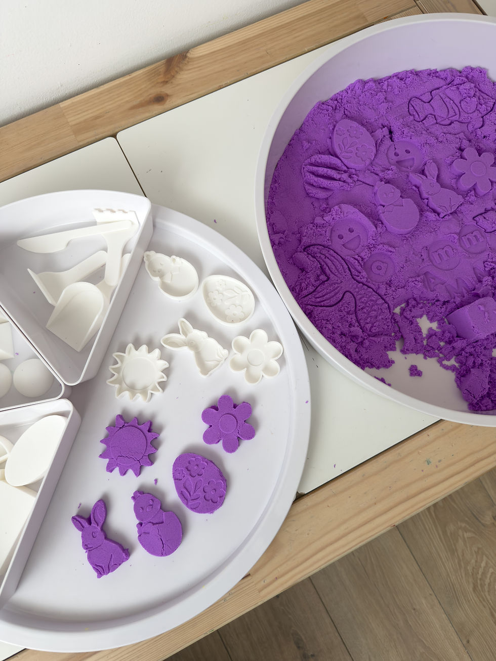 Thumbnail: tava inspire my play playtray joaca senzoriala compartimentata gradinita montessori activitati copii nisip kinetic