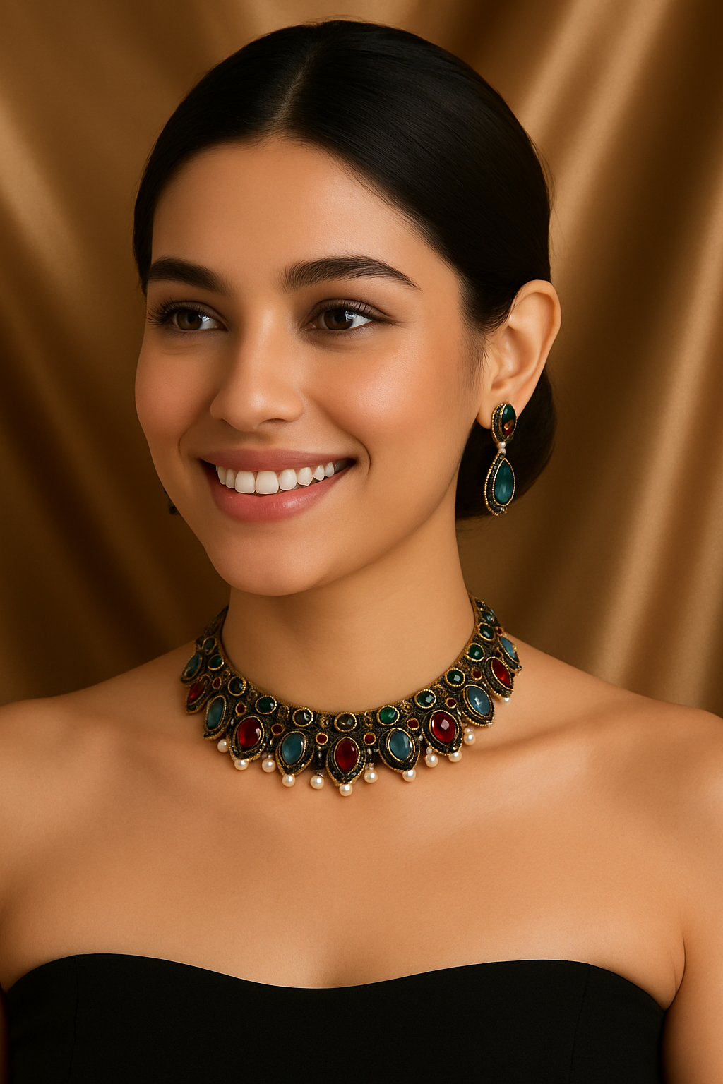 Timeless Tricolour Choker