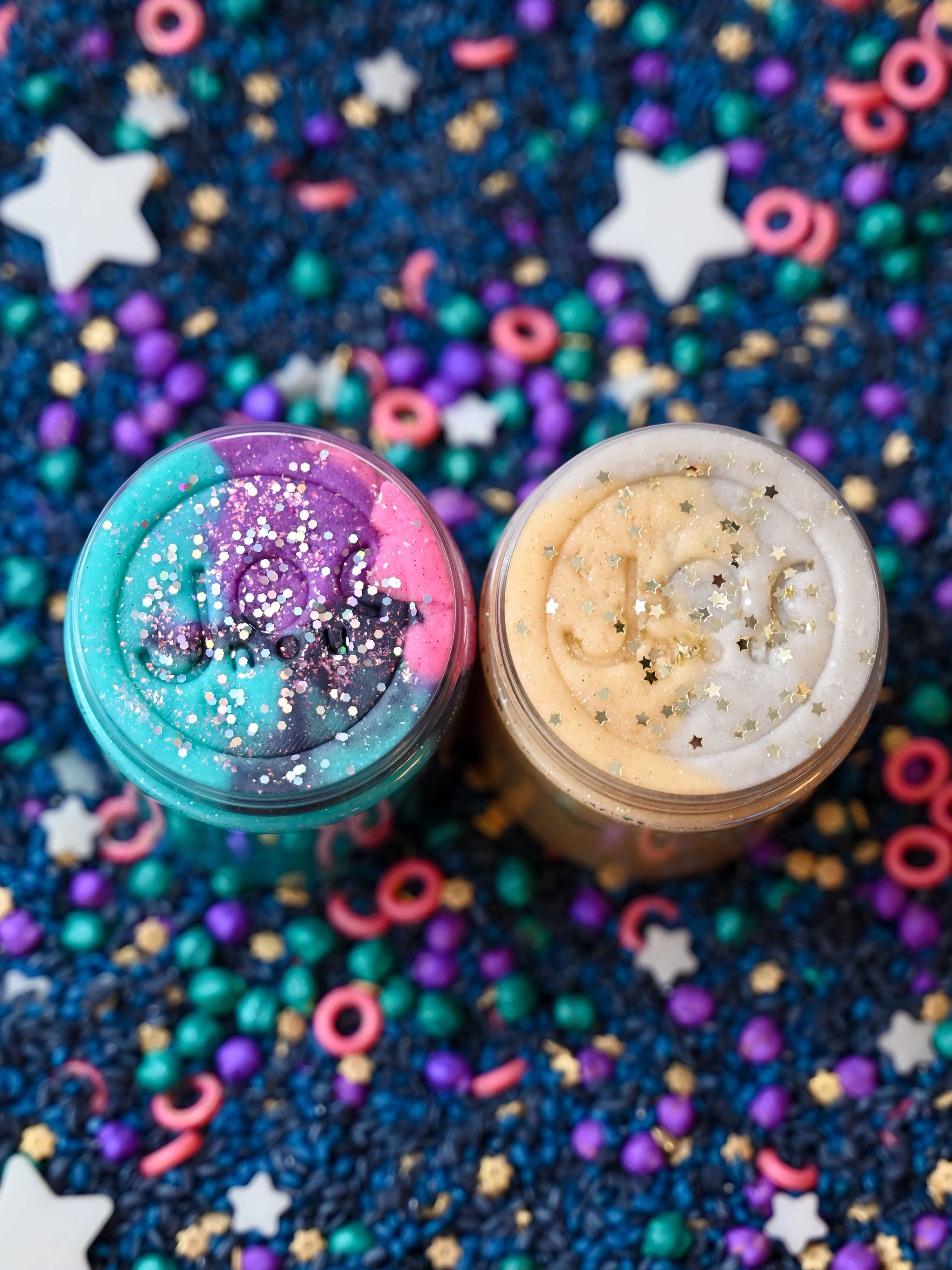 plastilina naturala universul sclipitor nebuloasa praf stele sclipici montessori waldorf plastelina spatiu cosmos prescolar