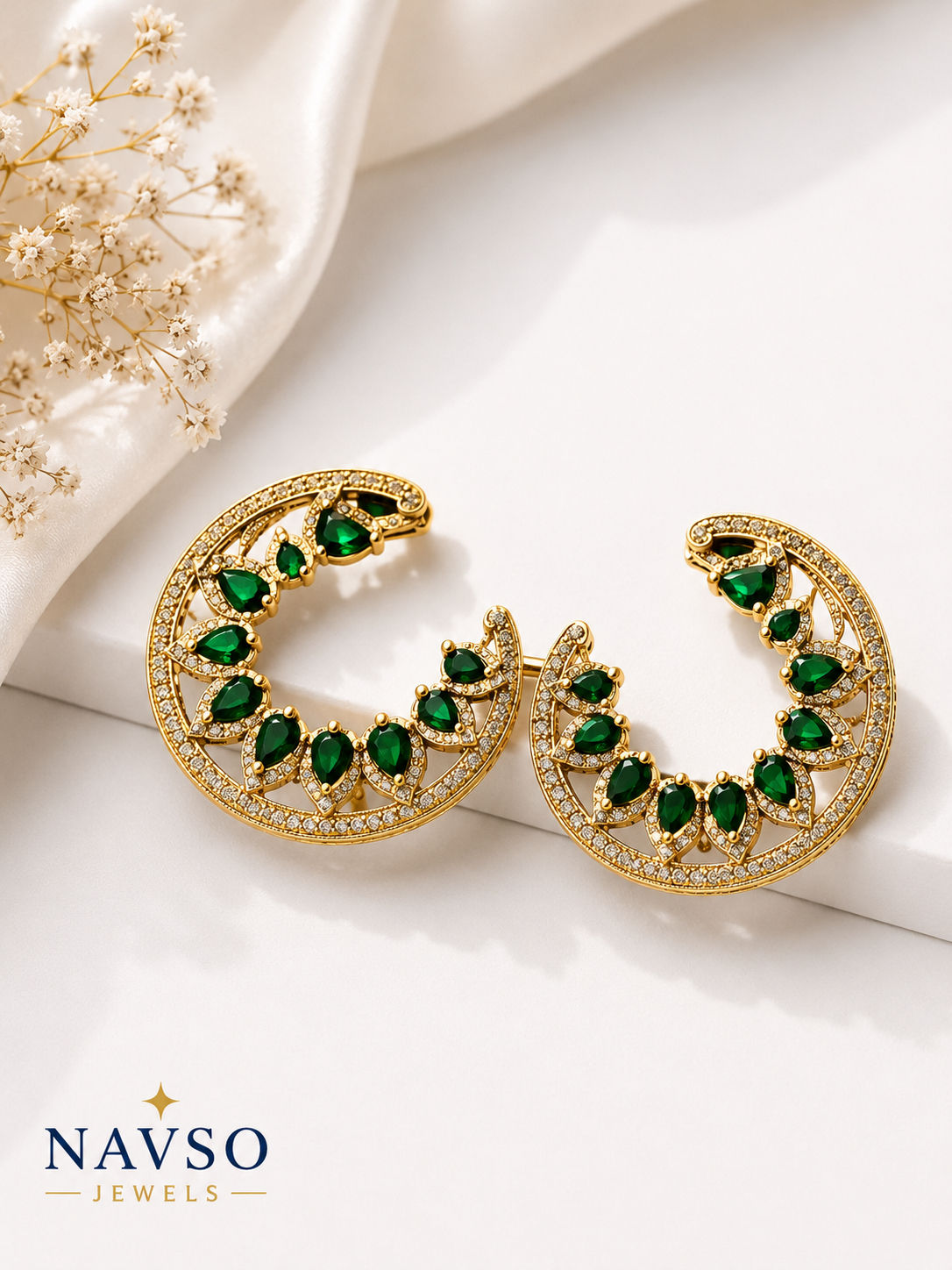 Emerald Swirl Babe Hoops