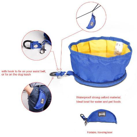 Thumbnail: Portable Food / Water Bowl 