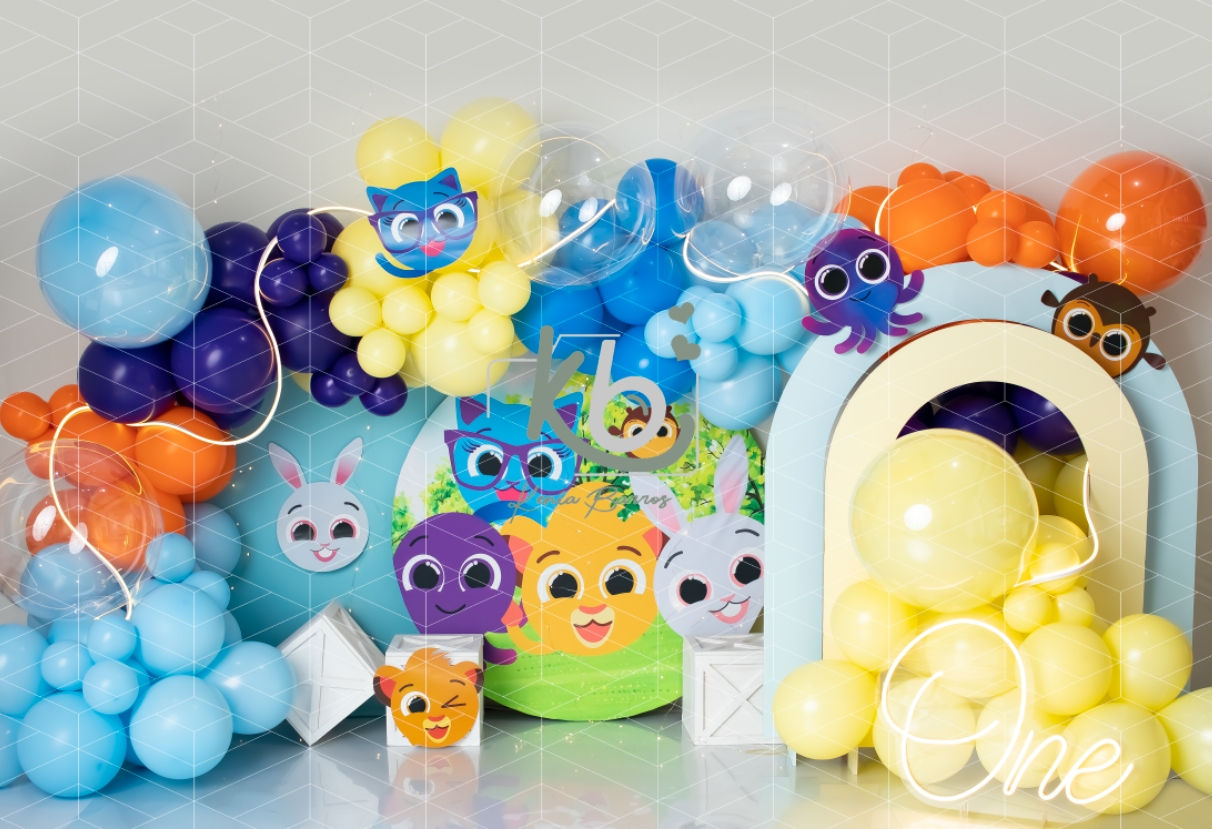 Fundo Fotográfico em Tecido - BoloFofos - Kenia Barros