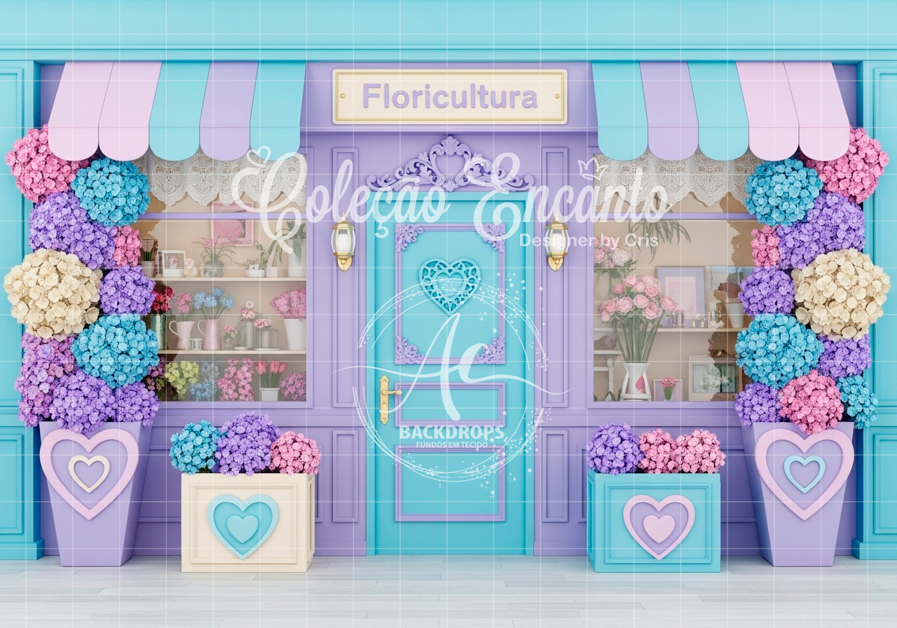 Fundo Fotográfico em Tecido - Dia das Mães - Coleção Encanto 3D