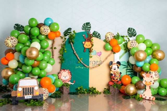 Fundo Fotográfico em Tecido - Safari - Jana Borges