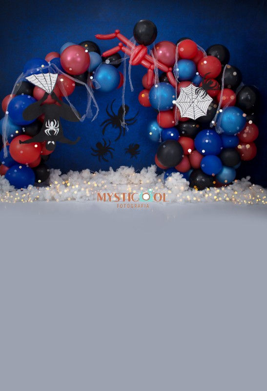 Miniatura: Fundo Fotográfico em Tecido - Homem aranha - Mysticool