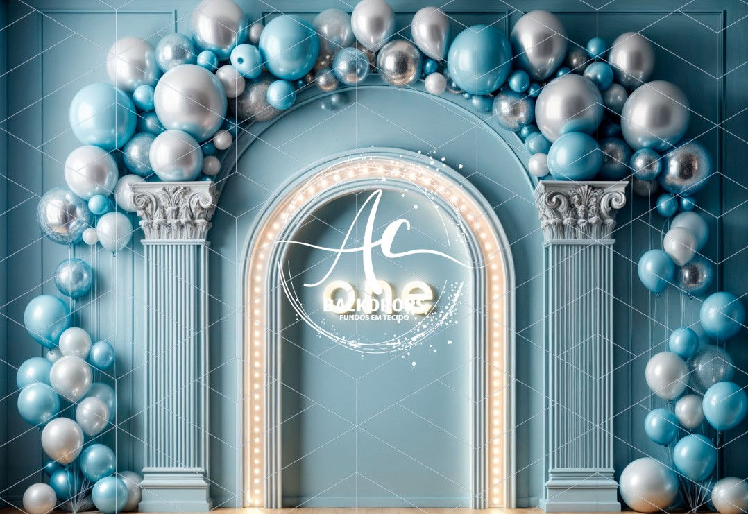 Fundo Fotográfico em Tecido - Smash the Cake - 3D