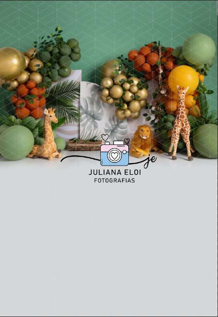 Miniatura: Fundo Fotográfico em Tecido - Safari - Juliana Eloi