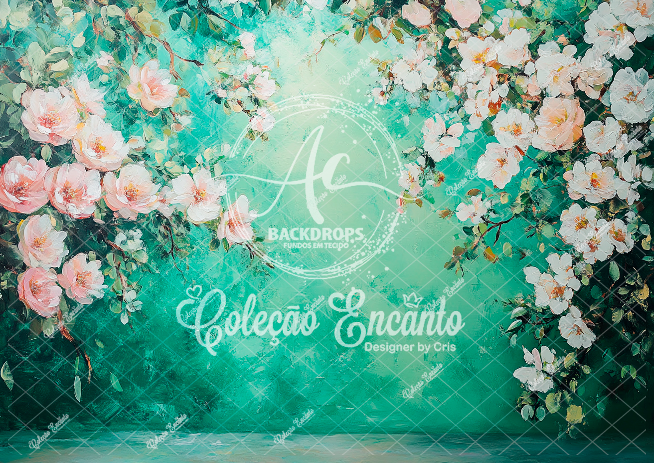 Fundo Fotográfico em Tecido - Textura - Encanto