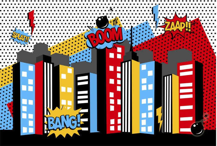 Fundo Fotográfico em Tecido - Heroi - Aline castro