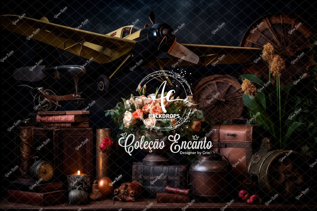 Fundo Fotográfico em Tecido -  Dia dos Pais - Coleção Encanto 3D