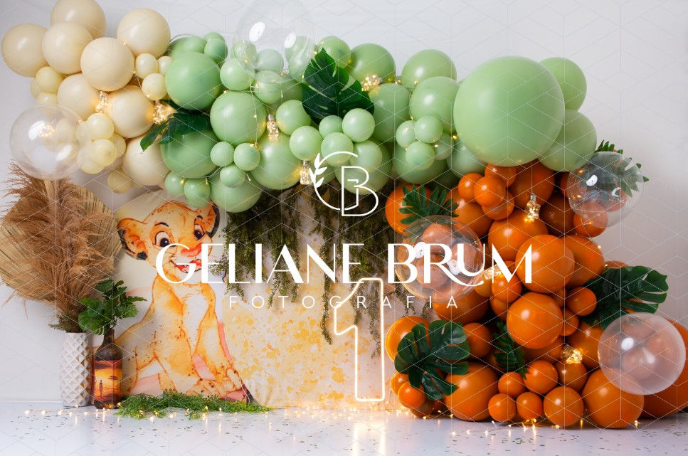 Fundo Fotográfico em Tecido - Simba - Geliane Brum