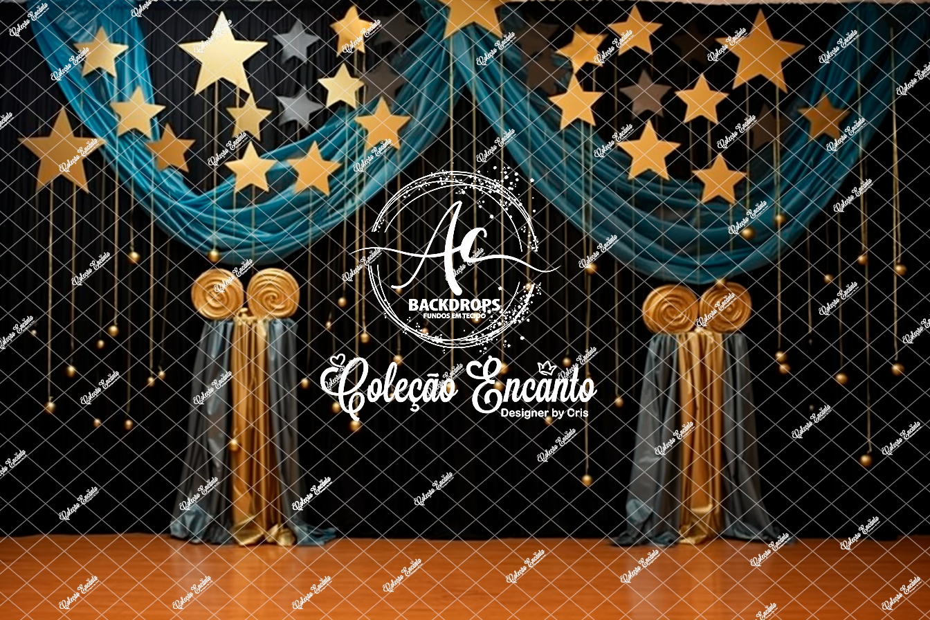 Fundo Fotográfico em Tecido - Formatura - Encanto 3D