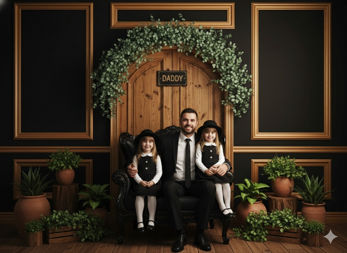 Fundo Fotográfico em Tecido - Dia dos Pais - Aline Castro 3D