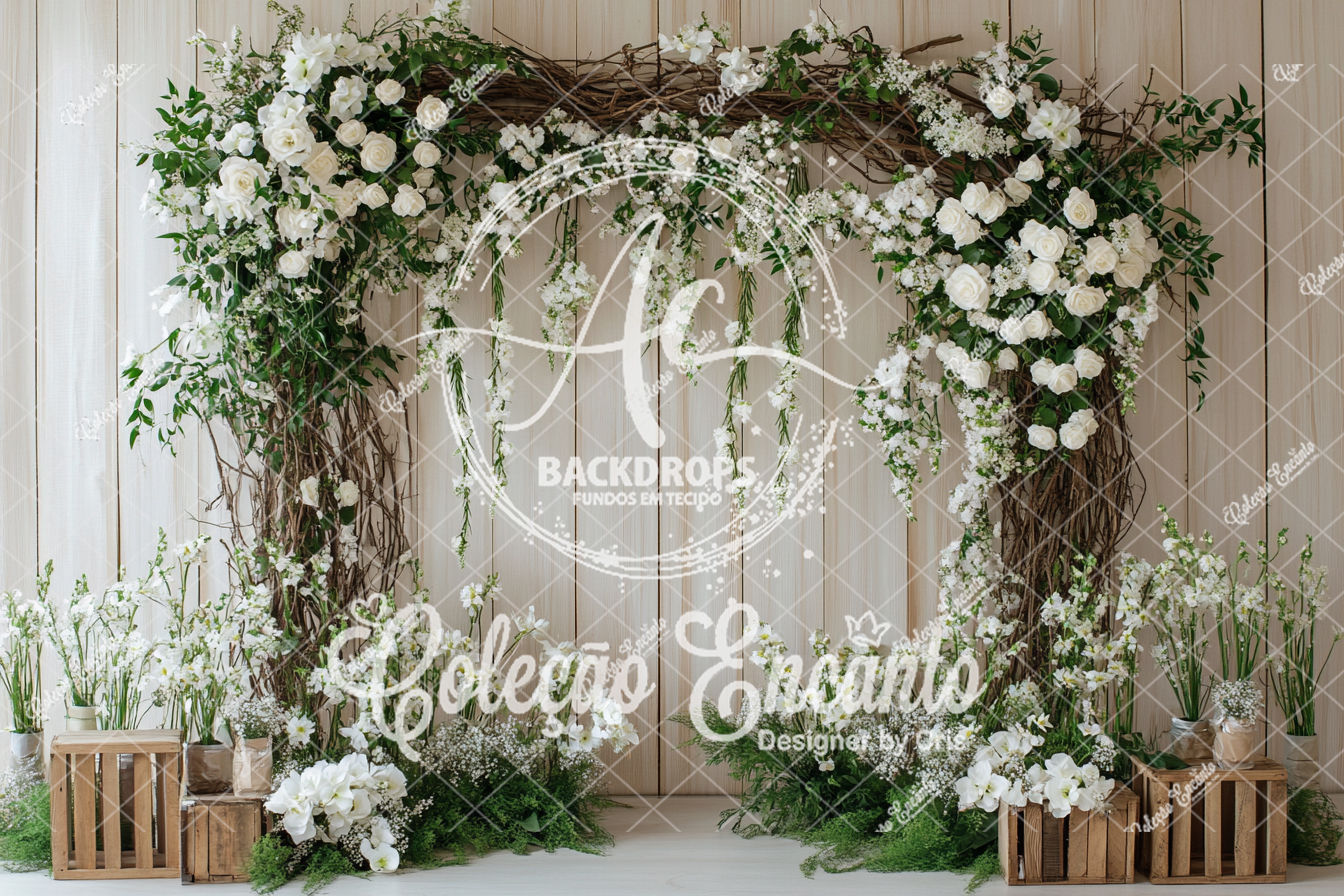 Fundo Fotográfico em Tecido - Dia das Mães - Encanto 3D