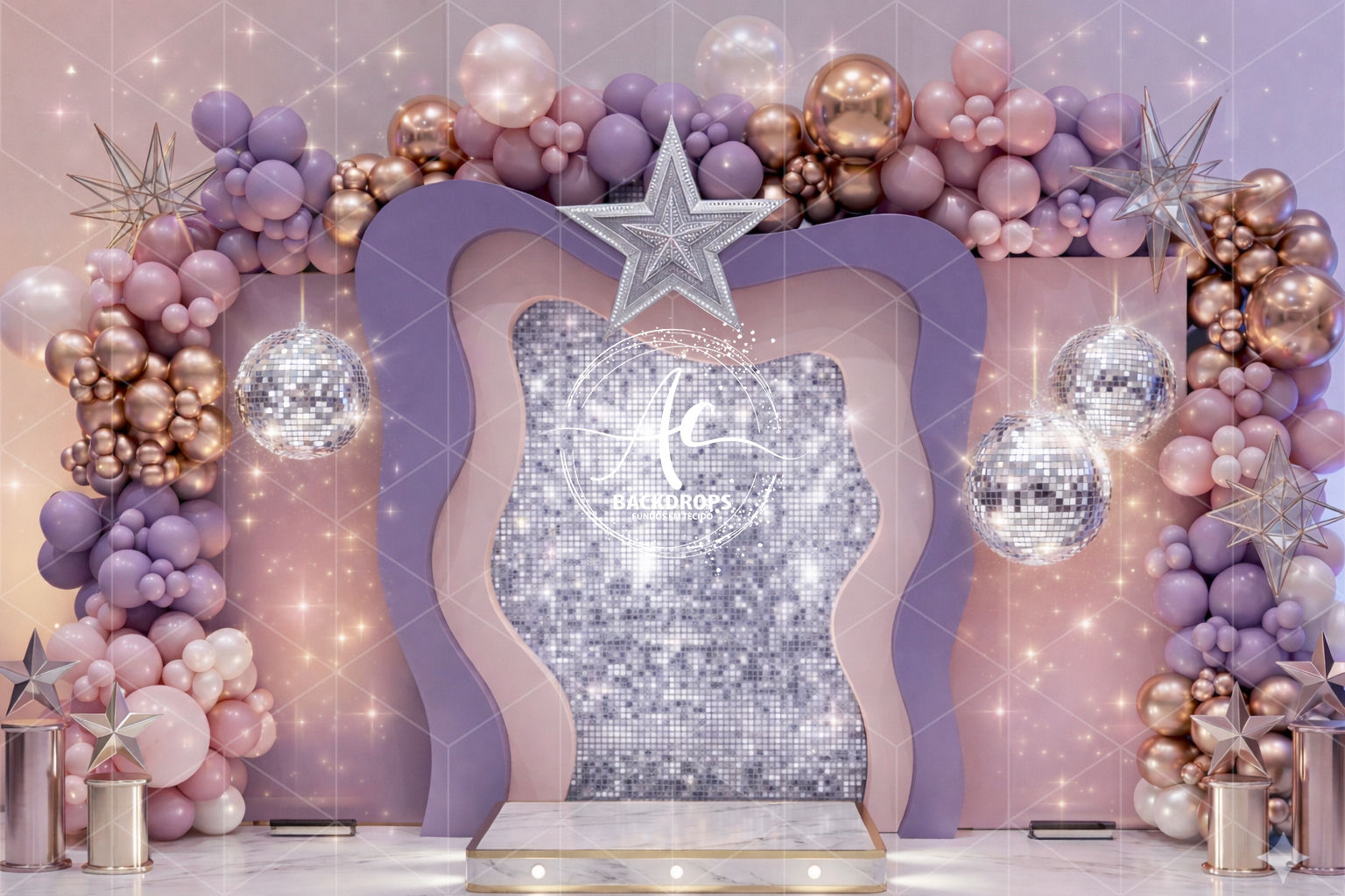 Fundo Fotográfico em Tecido - Guerreiras do K-POP, Huntrix