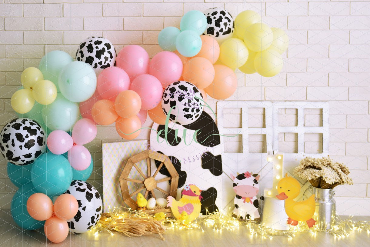 Fundo Fotográfico em Tecido - Fazendinha - DUE