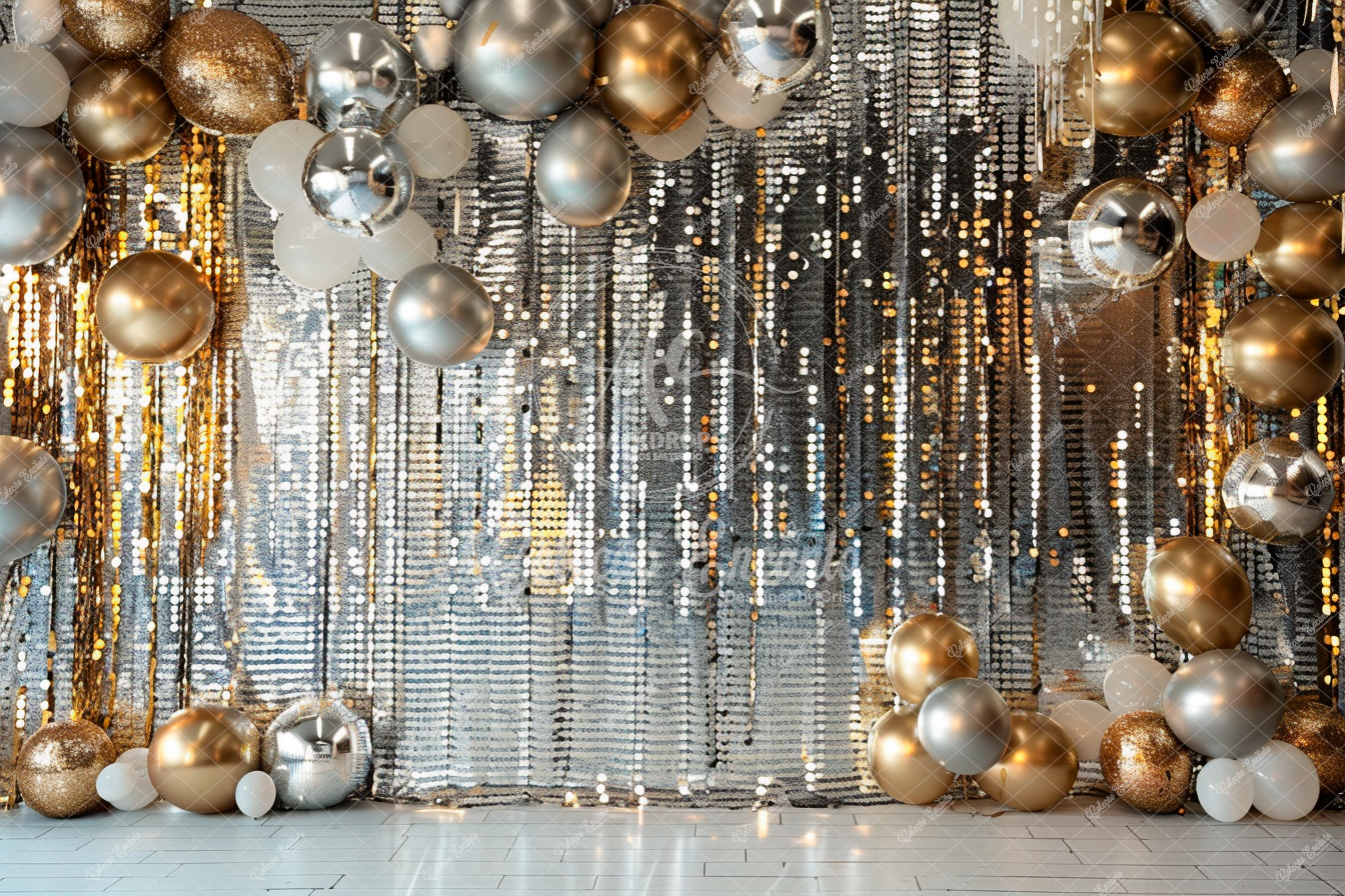 Fundo Fotográfico em Tecido - Cortina de Brilho - Encanto 3D