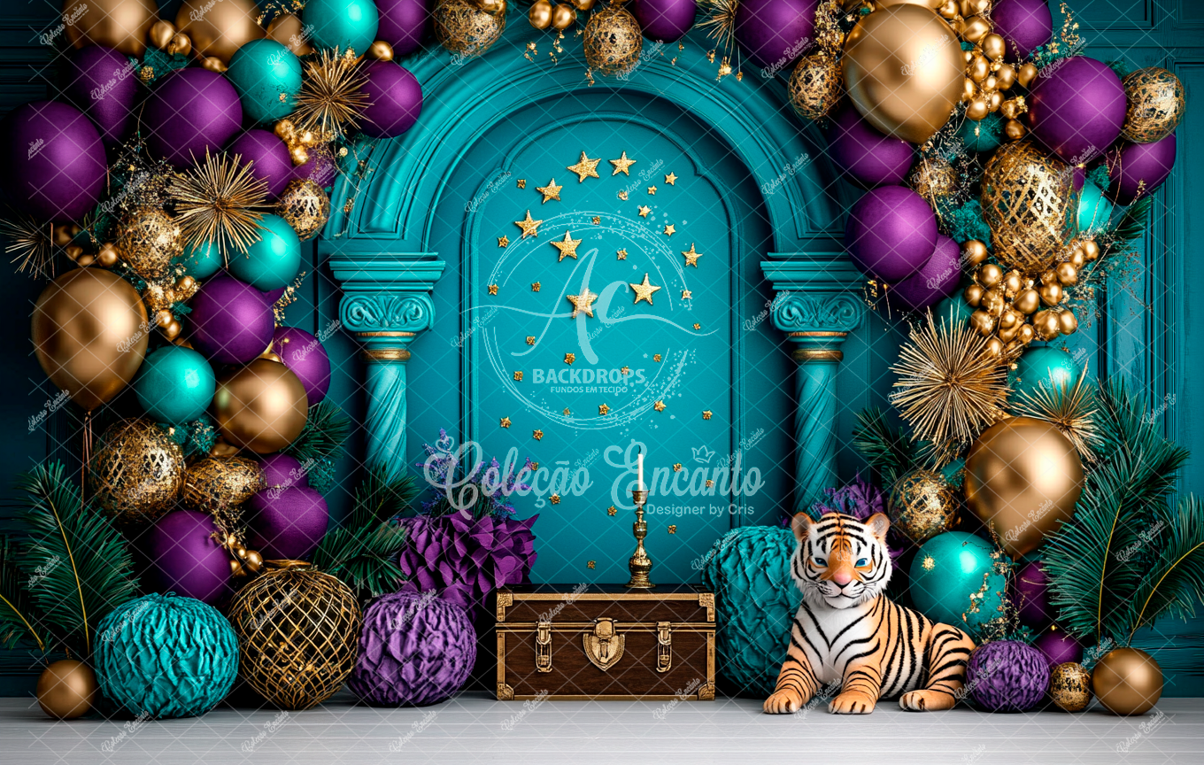 Fundo Fotográfico em Tecido - Jasmine - Encanto 3D