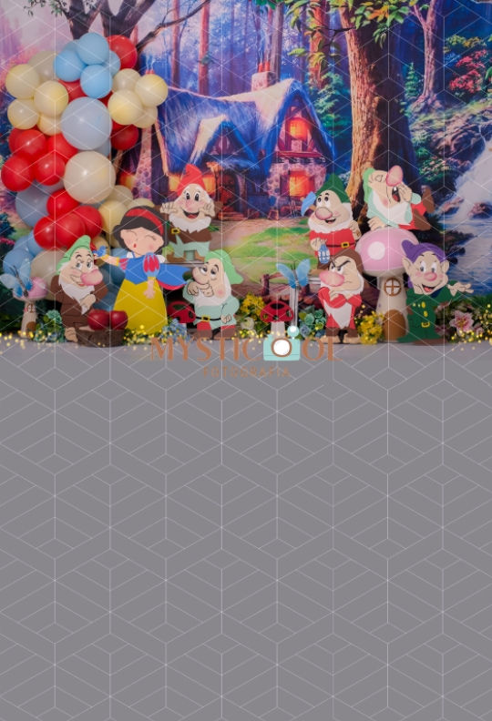 Miniatura: Fundo Fotográfico em Tecido - Branca de Neve - Mysticool