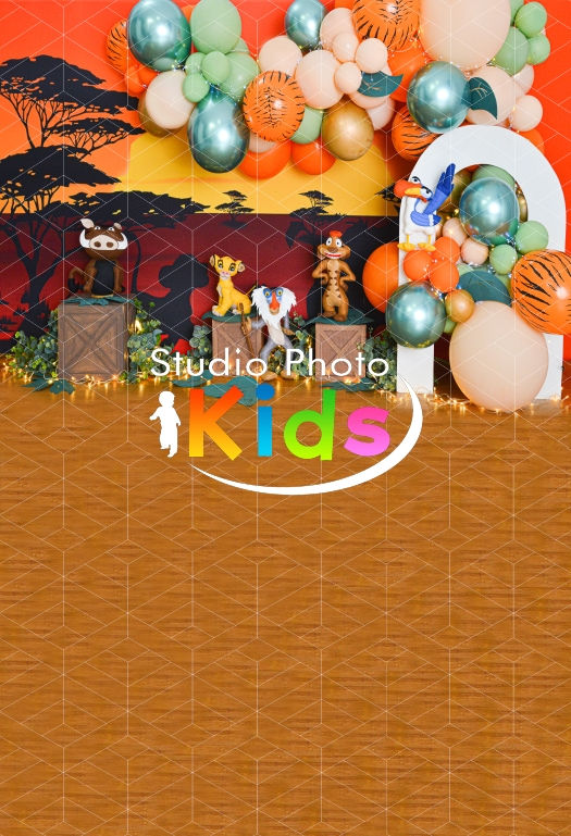 Miniatura: Fundo Fotográfico em Tecido -  Rei Leão - Studio Photo Kid