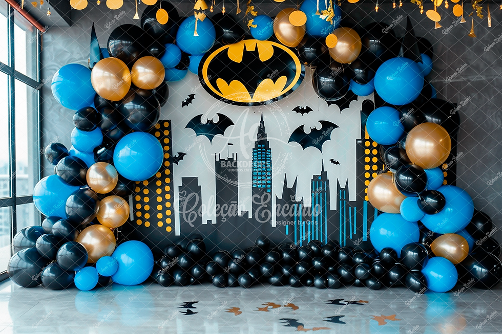 Fundo Fotográfico em Tecido - Batman - Encanto 3D
