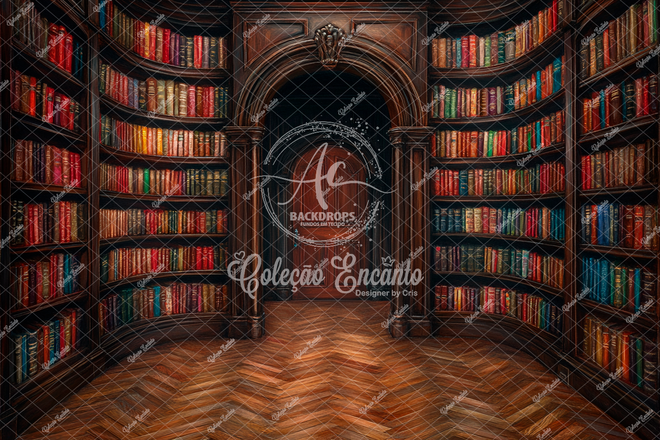 Fundo Fotográfico em Tecido - Volta as Aulas - Encanto 3D