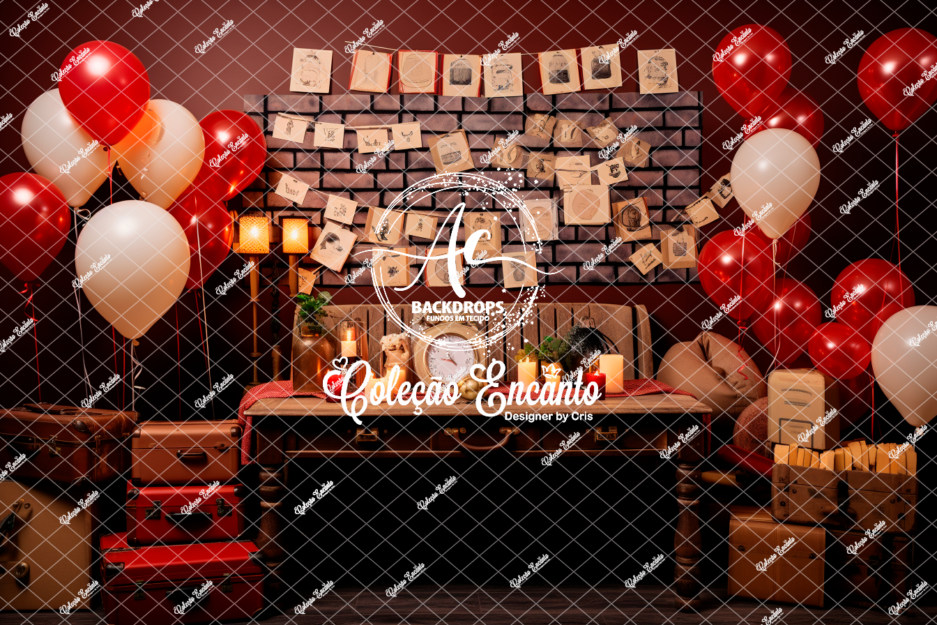 Fundo Fotográfico em Tecido - Harry Potter - Encanto 3D