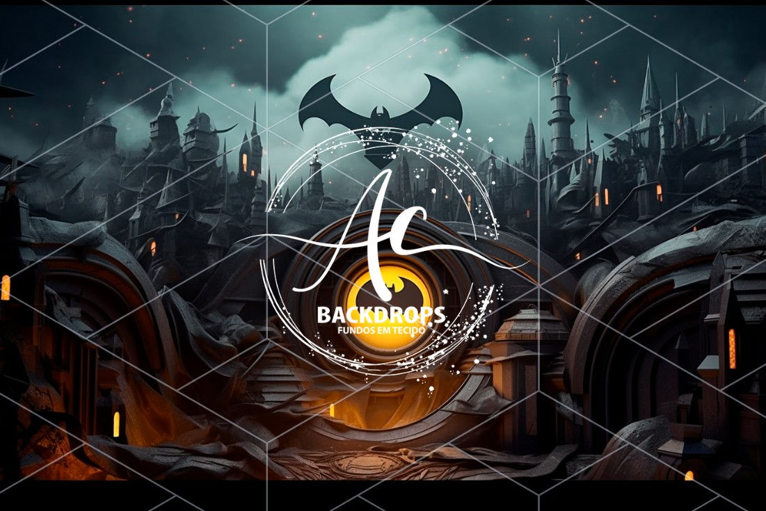 Fundo Fotográfico em Tecido - Batman - 3D