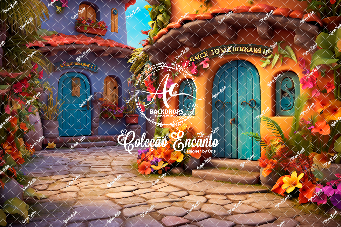 Fundo Fotográfico em Tecido - Encanto - By Cris Encanto 3D