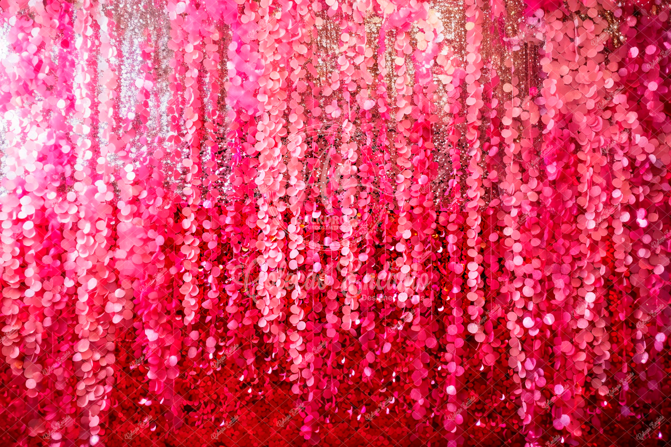 Fundo Fotográfico em Tecido - Cortina de Brilho  - Encanto 3D