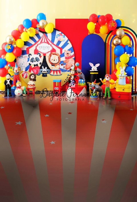 Miniatura: Fundo Fotográfico em Tecido - Circo - Dayane Ferna