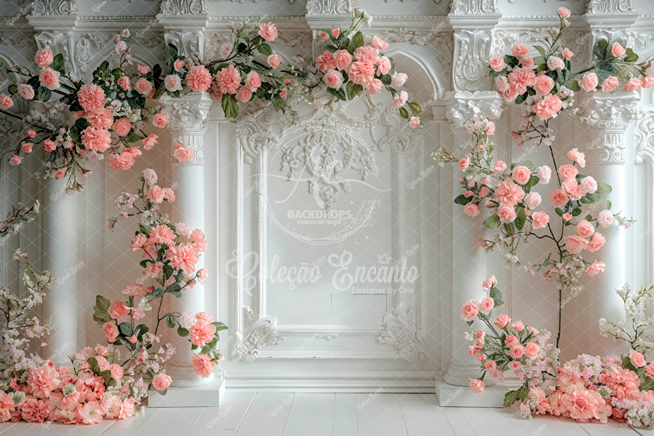 Fundo Fotográfico em Tecido - Dia das Mães - Encanto 3D