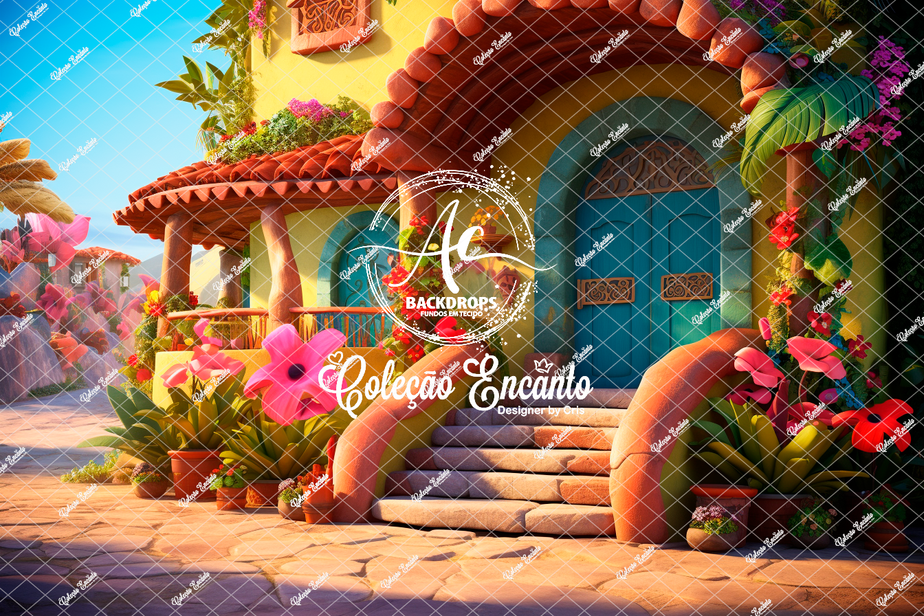 Fundo Fotográfico em Tecido - Encanto - By Cris Encanto 3D