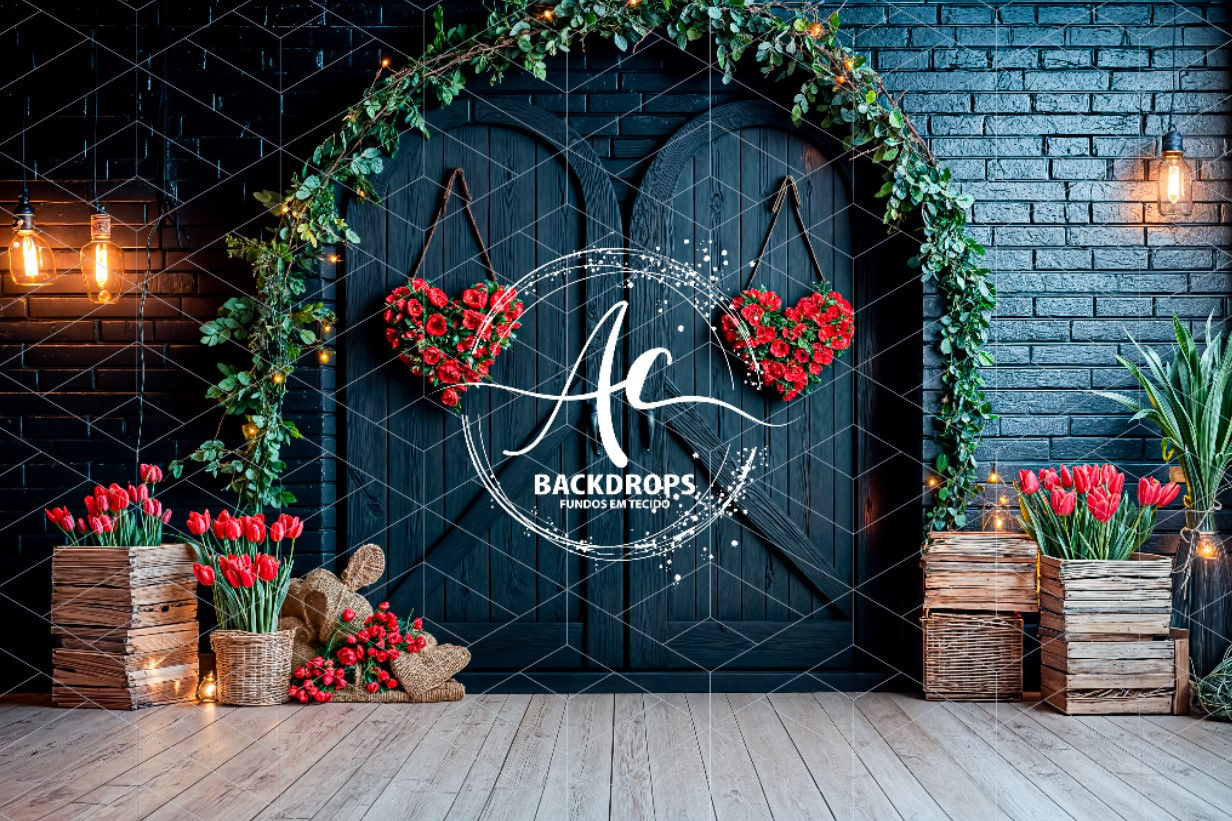 Fundo Fotográfico em Tecido - Dia das Mães, Porta Floral, 3D - Aline Castro